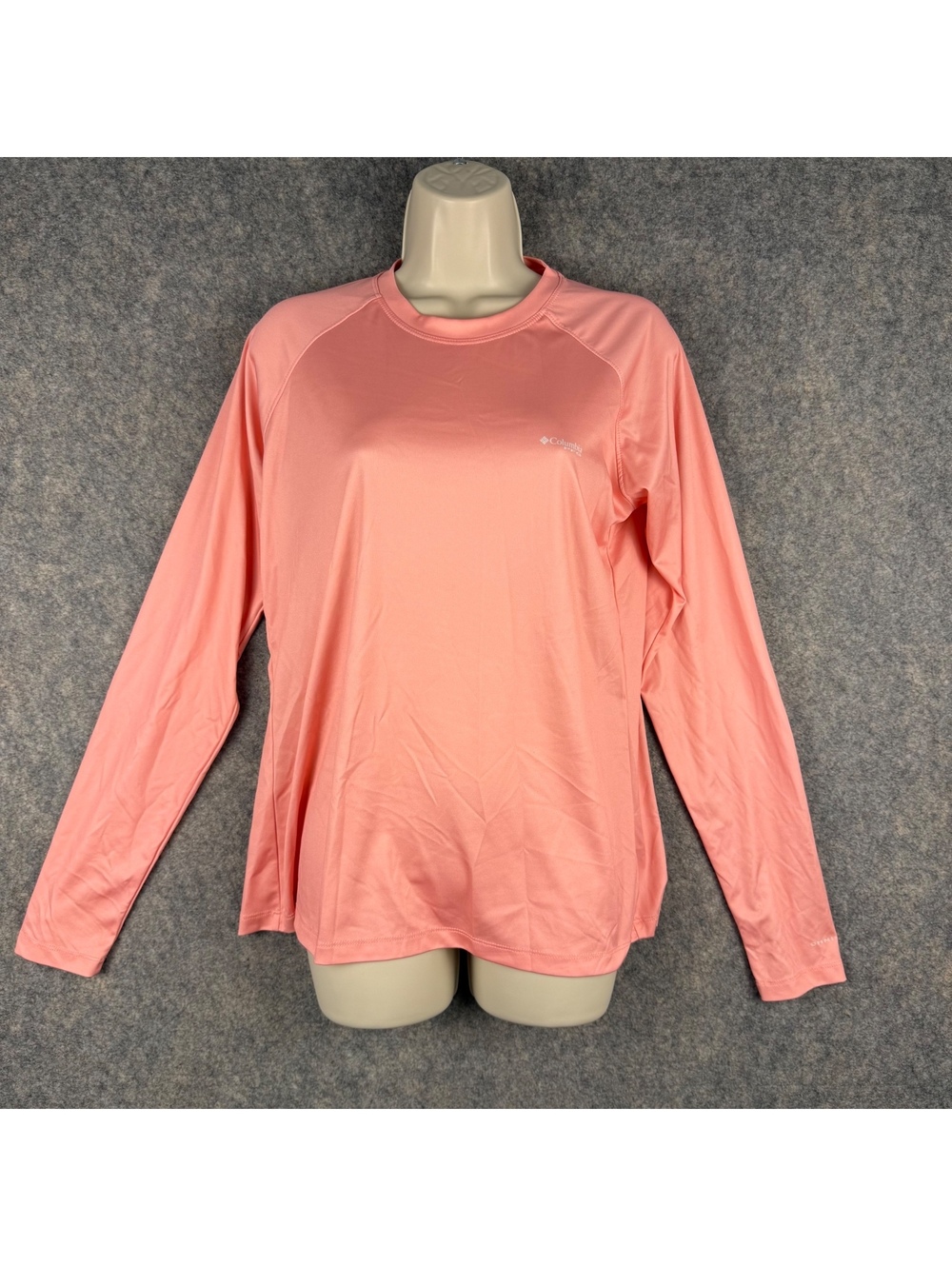 Columbia PFG LS Performance Fishing Shirt Pink Swordfish Marlin Women Medium 427